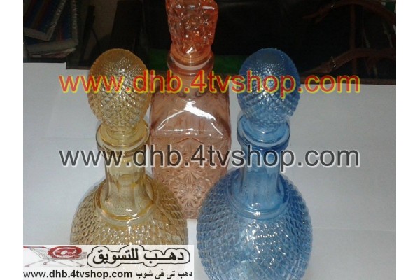 زجاجة ملونة شكل جذاب جدا تصلح لاى استعمالات 